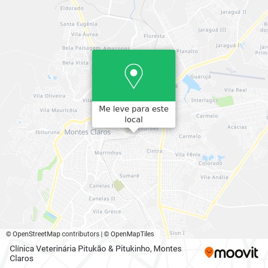 Clínica Veterinária Pitukão & Pitukinho mapa