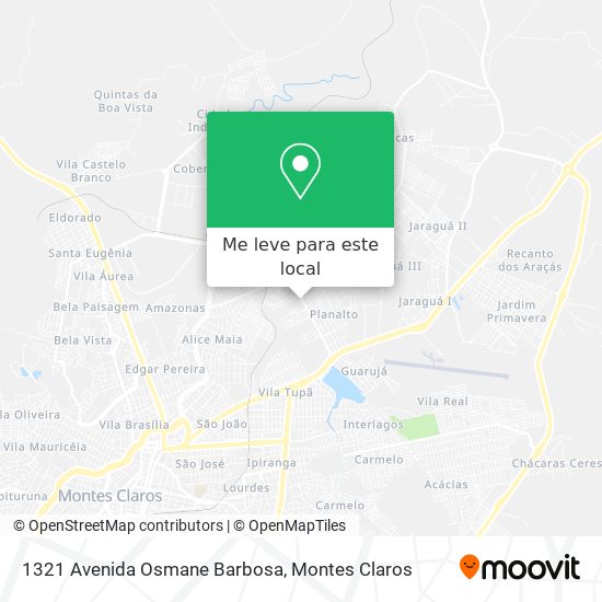 1321 Avenida Osmane Barbosa mapa