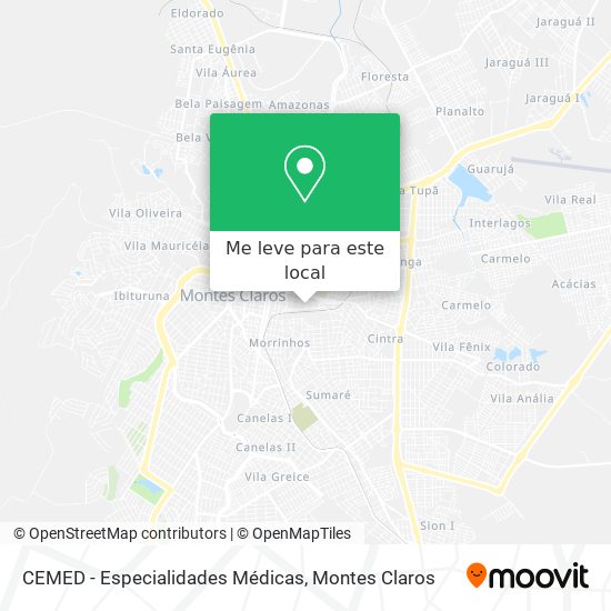 CEMED - Especialidades Médicas mapa