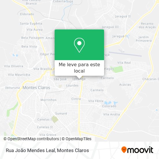 Rua João Mendes Leal mapa