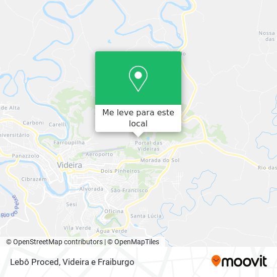 Lebô Proced mapa