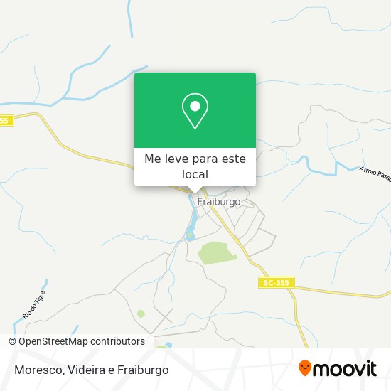 Moresco mapa