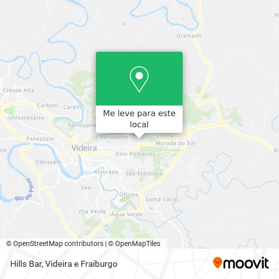 Hills Bar mapa