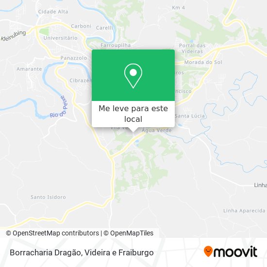 Borracharia Dragão mapa