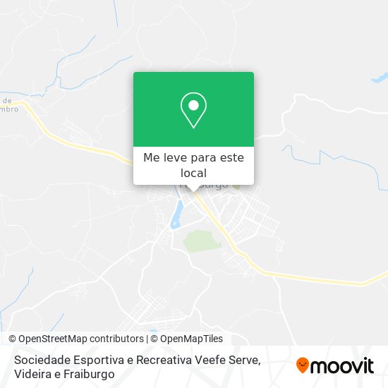 Sociedade Esportiva e Recreativa Veefe Serve mapa