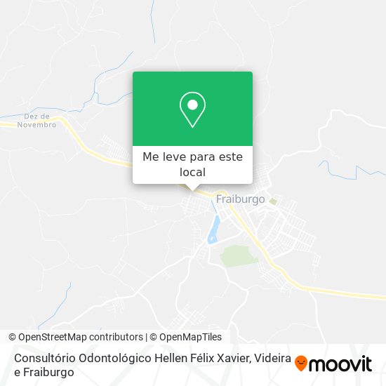 Consultório Odontológico Hellen Félix Xavier mapa