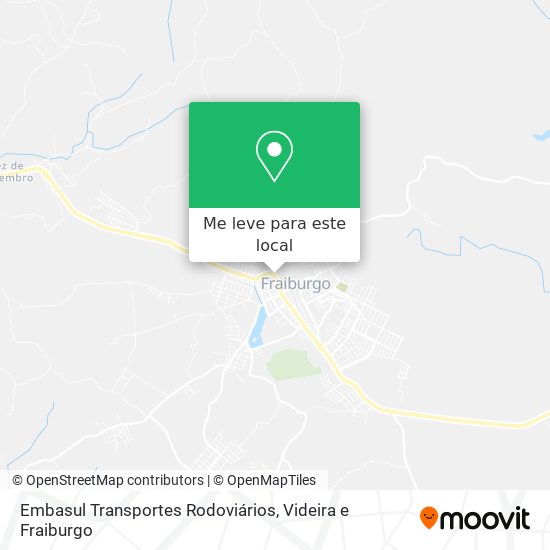 Embasul Transportes Rodoviários mapa