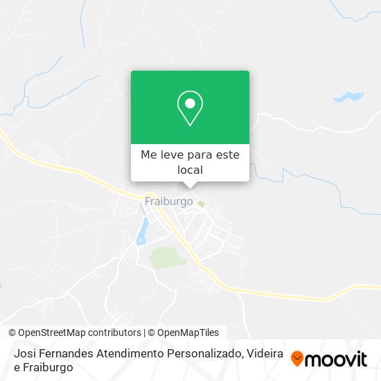 Josi Fernandes Atendimento Personalizado mapa