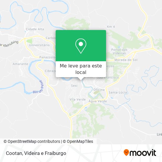Cootan mapa