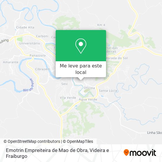 Emotrin Empreiteira de Mao de Obra mapa