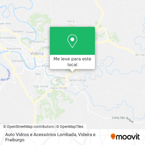 Auto Vidros e Acessórios Lombada mapa