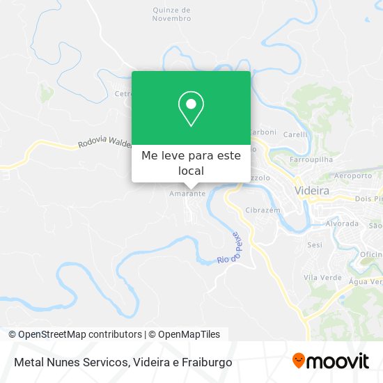 Metal Nunes Servicos mapa
