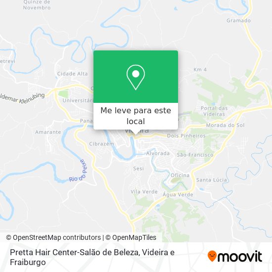 Pretta Hair Center-Salão de Beleza mapa