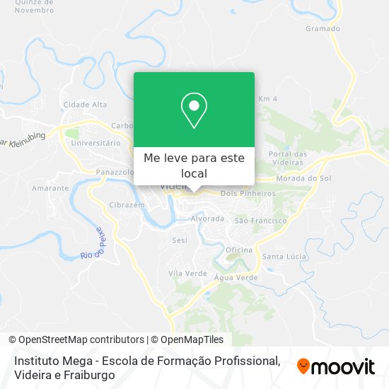 Instituto Mega - Escola de Formação Profissional mapa