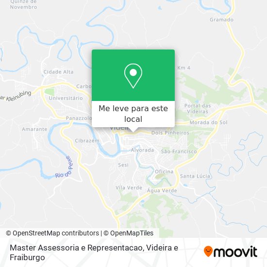 Master Assessoria e Representacao mapa