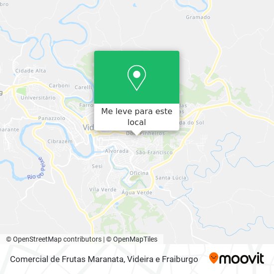 Comercial de Frutas Maranata mapa