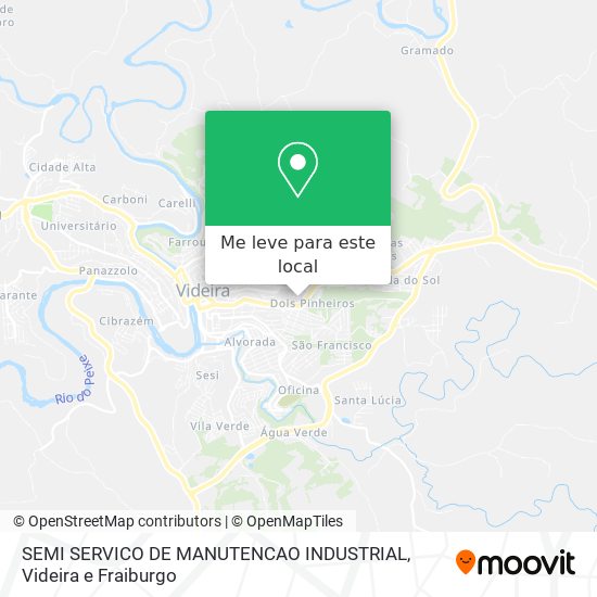 SEMI SERVICO DE MANUTENCAO INDUSTRIAL mapa