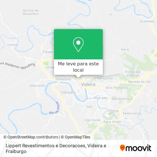Lippert Revestimentos e Decoracoes mapa