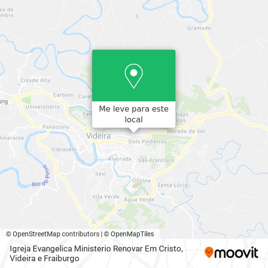 Igreja Evangelica Ministerio Renovar Em Cristo mapa