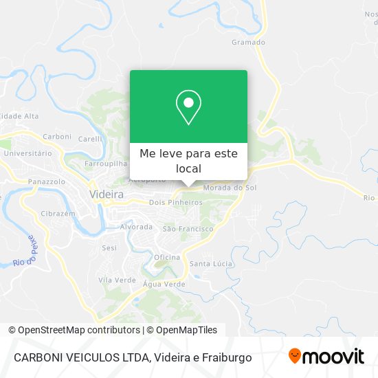 CARBONI VEICULOS LTDA mapa