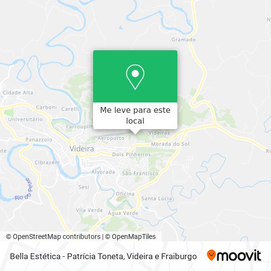 Bella Estética - Patrícia Toneta mapa