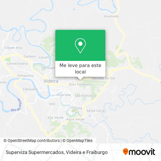Superviza Supermercados mapa