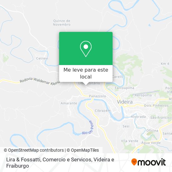 Lira & Fossatti, Comercio e Servicos mapa