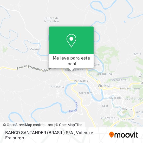 BANCO SANTANDER (BRASIL) S/A. mapa
