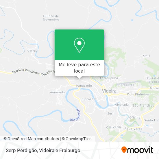 Serp Perdigão mapa