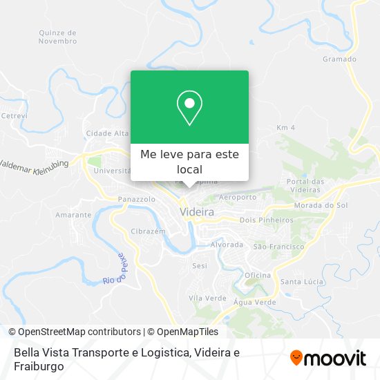 Bella Vista Transporte e Logistica mapa