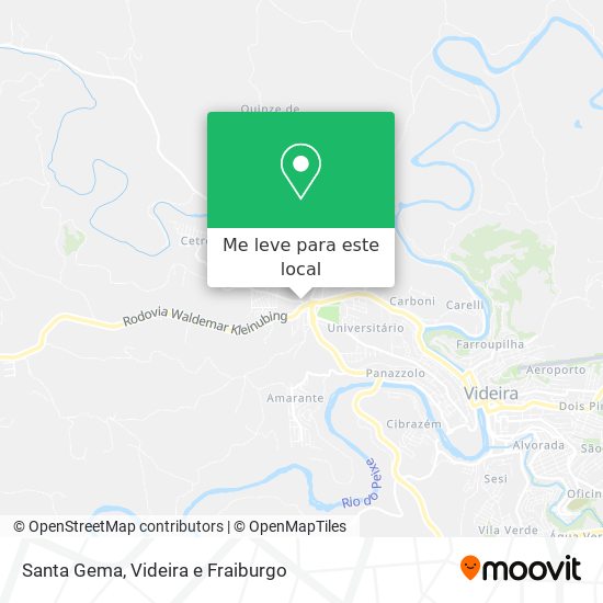 Santa Gema mapa
