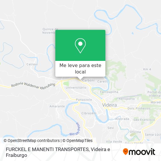 FURCKEL E MANENTI TRANSPORTES mapa