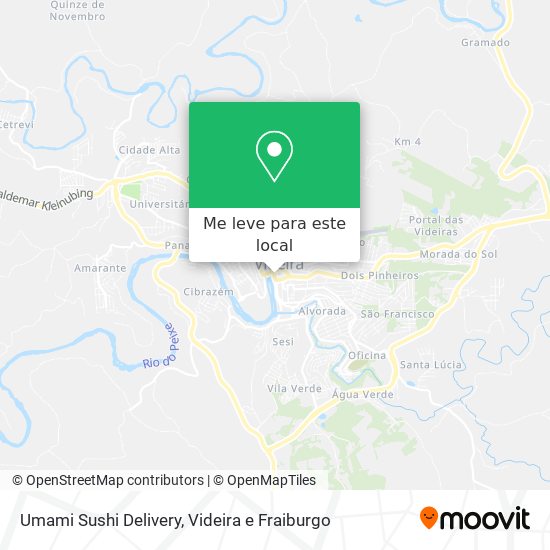 Umami Sushi Delivery mapa
