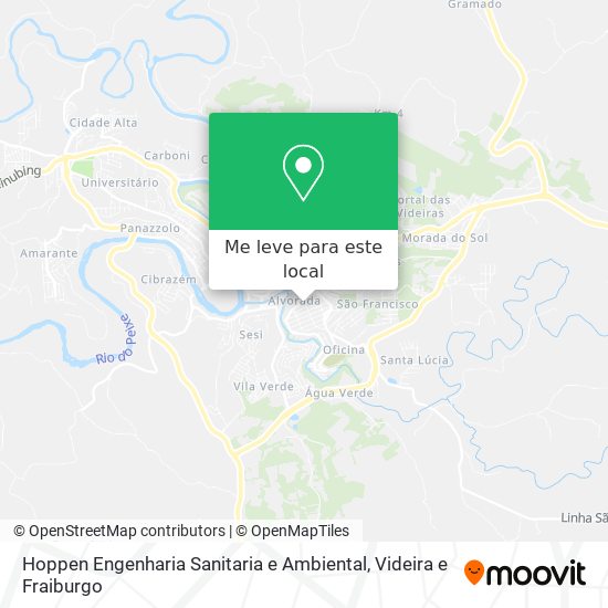 Hoppen Engenharia Sanitaria e Ambiental mapa