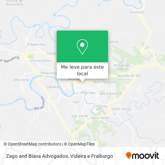 Zago and Biava Advogados mapa