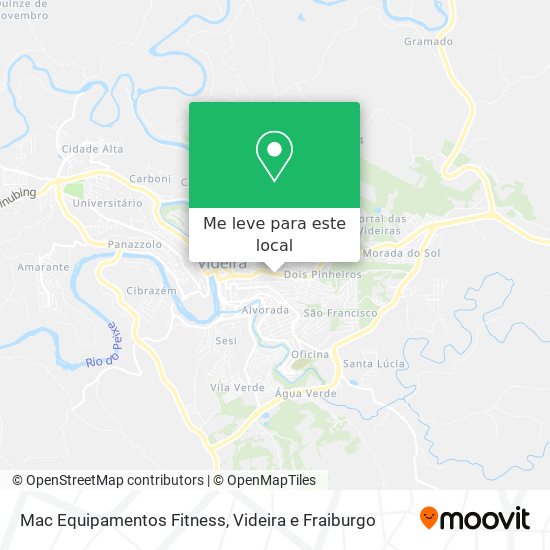 Mac Equipamentos Fitness mapa