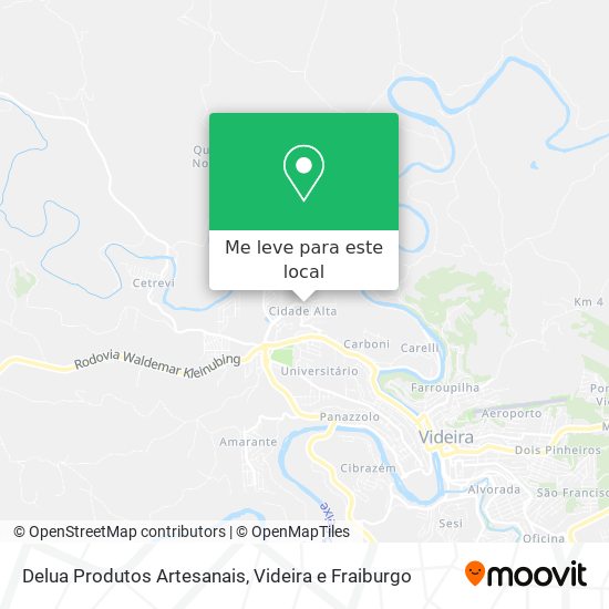 Delua Produtos Artesanais mapa