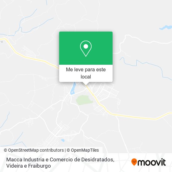 Macca Industria e Comercio de Desidratados mapa