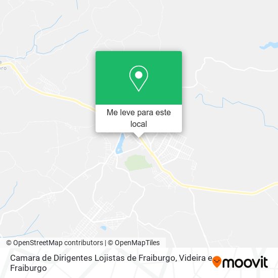 Camara de Dirigentes Lojistas de Fraiburgo mapa