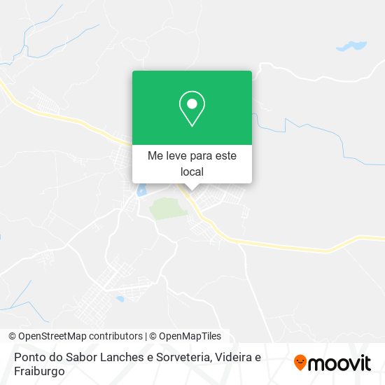 Ponto do Sabor Lanches e Sorveteria mapa