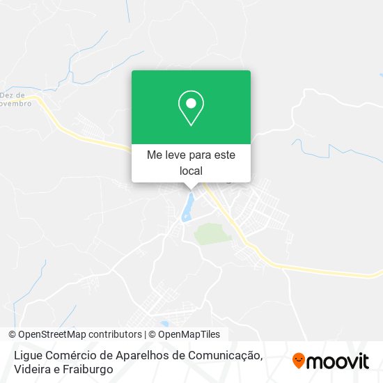 Ligue Comércio de Aparelhos de Comunicação mapa