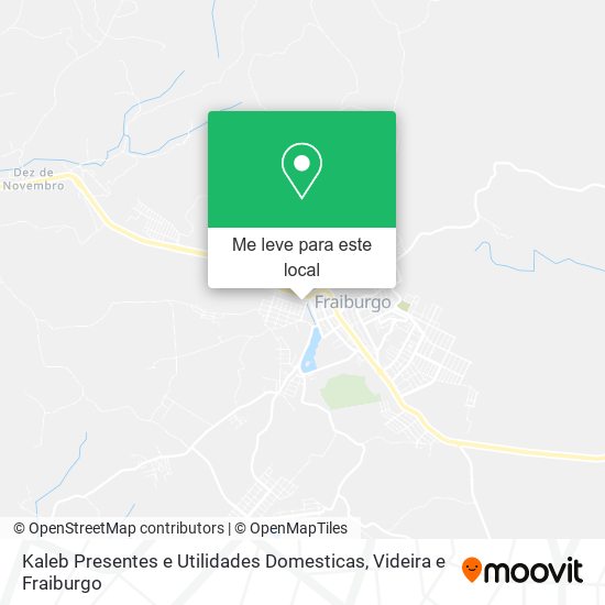 Kaleb Presentes e Utilidades Domesticas mapa