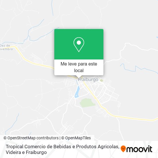 Tropical Comercio de Bebidas e Produtos Agricolas mapa