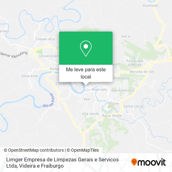 Limger Empresa de Limpezas Gerais e Servicos Ltda mapa