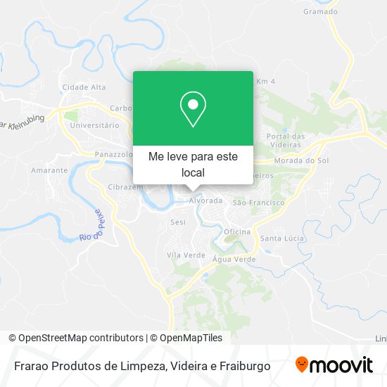 Frarao Produtos de Limpeza mapa