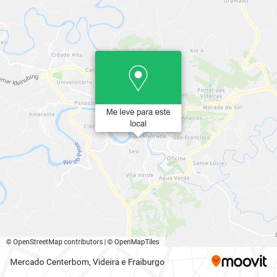 Mercado Centerbom mapa