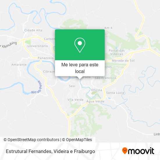 Estrutural Fernandes mapa