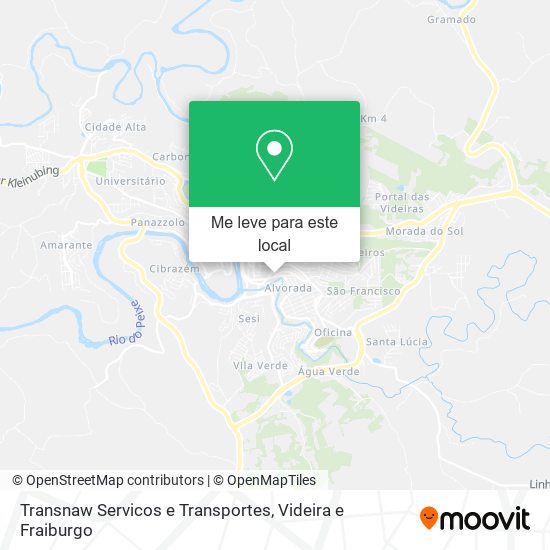 Transnaw Servicos e Transportes mapa