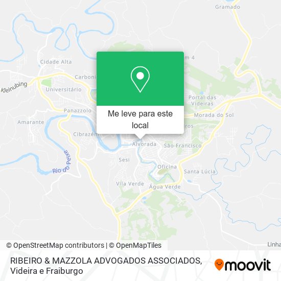 RIBEIRO & MAZZOLA ADVOGADOS ASSOCIADOS mapa