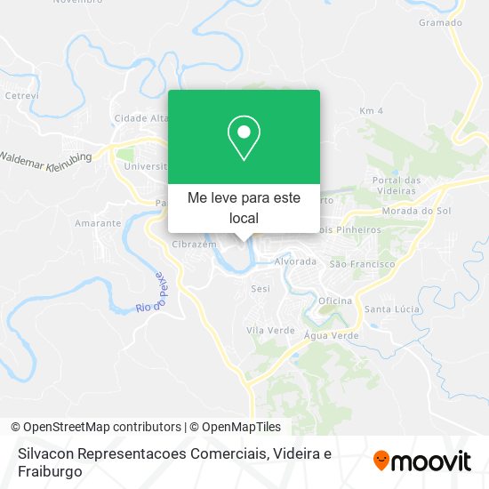 Silvacon Representacoes Comerciais mapa